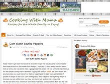 Tablet Screenshot of cooking-with-mama.com